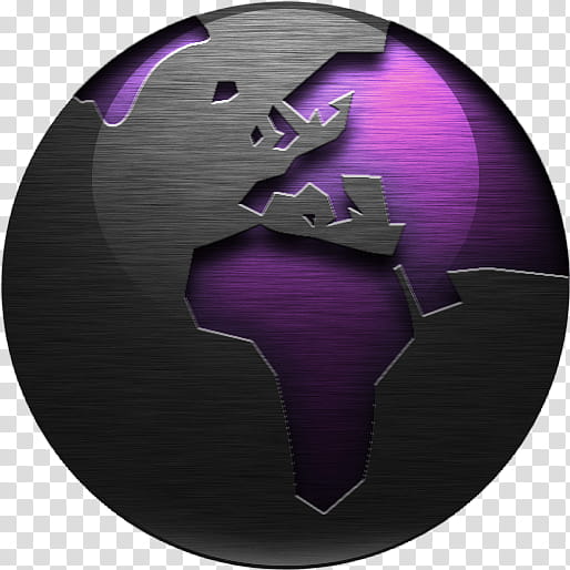 Brushed Folder Icons, Web_violett, purple and black planet illustration transparent background PNG clipart