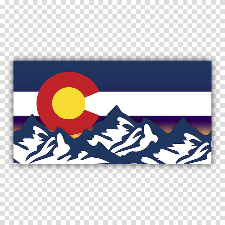 Flag, Colorado, Flag Of Colorado, Car, Bumper Sticker, Decal, Flag Of Idaho, Flag Of El Salvador transparent background PNG clipart