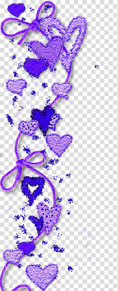 Elements , purple hearts illustration transparent background PNG clipart