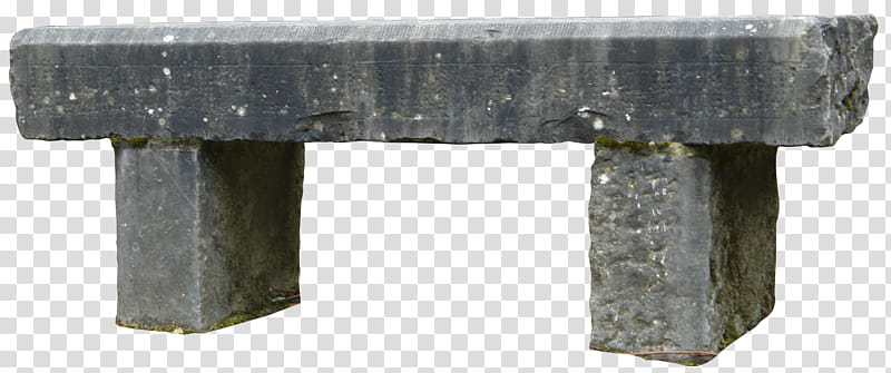 Stone bench  transparent background PNG clipart