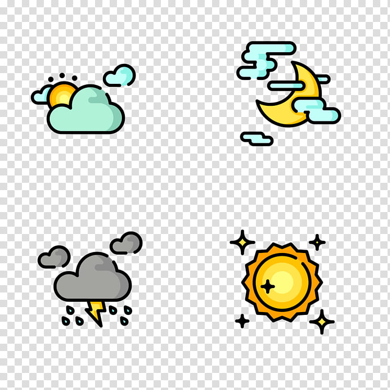 Lightning Icon, Weather, Weather Forecasting, Cartoon, Cloudburst, Icon Design, Cuteness, Rain transparent background PNG clipart