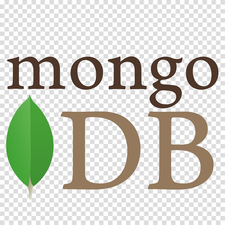 Mongodb Logo, Database, Nosql, PostgreSQL, Mysql, Green, Text, Line transparent background PNG clipart