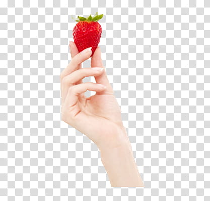 Lindos PEDIDO, person holding strawberry transparent background PNG clipart