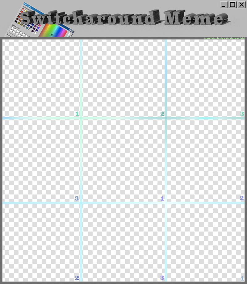 Switcharound Meme Template transparent background PNG clipart