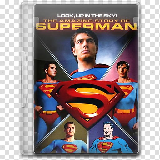 Movie Icon Mega , Look, Up in the Sky! The Amazing Story of Superman, The Amazing Story of Superman case transparent background PNG clipart