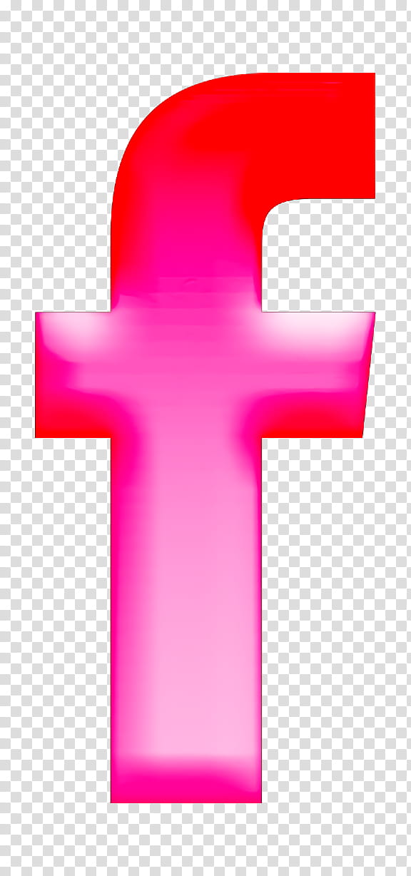 facebook icon media icon social icon, Cross, Pink, Religious Item, Symbol, Material Property, Magenta transparent background PNG clipart