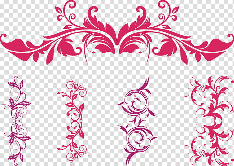 Pink Flower, Floral Ornament Cdrom And Book, Calligraphic Ornaments, Floral Design, Floral Illustrations, Drawing, Text, Leaf transparent background PNG clipart