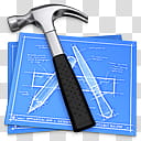 Visual Complete in, black handled stainless steel claw hammer transparent background PNG clipart