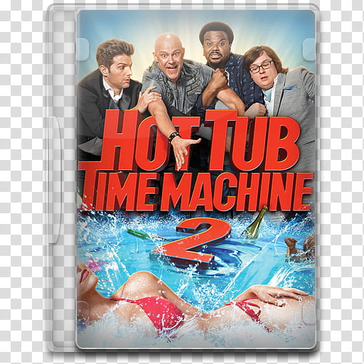 Movie Icon Mega , Hot Tub Time Machine , Hot Tub Time Machine  movie case transparent background PNG clipart