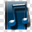 CP For Object Dock, blue music envelope icon transparent background PNG clipart
