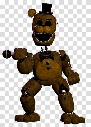 Freetoedit Fnaf Withered Freddy Head, HD Png Download , Transparent Png  Image - PNGitem