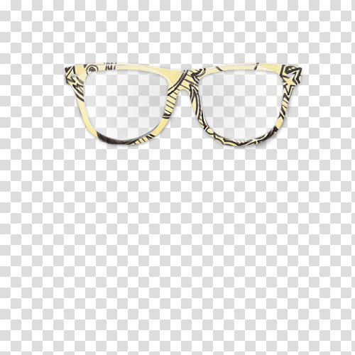 Recursos para un video tutorial, yellow and black framed eyeglasses illustration transparent background PNG clipart