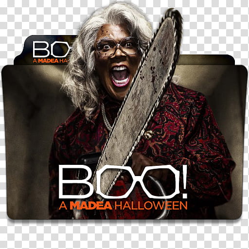 Boo A Madea Halloween  Folder Icon , Boo A Madea Halloween v transparent background PNG clipart