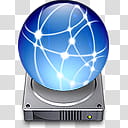 Leopard for Windows XP, blue plasma ball transparent background PNG clipart