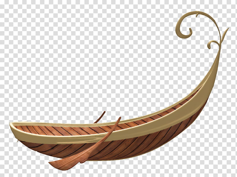 fantasy boat, leaf-themed boat transparent background PNG clipart