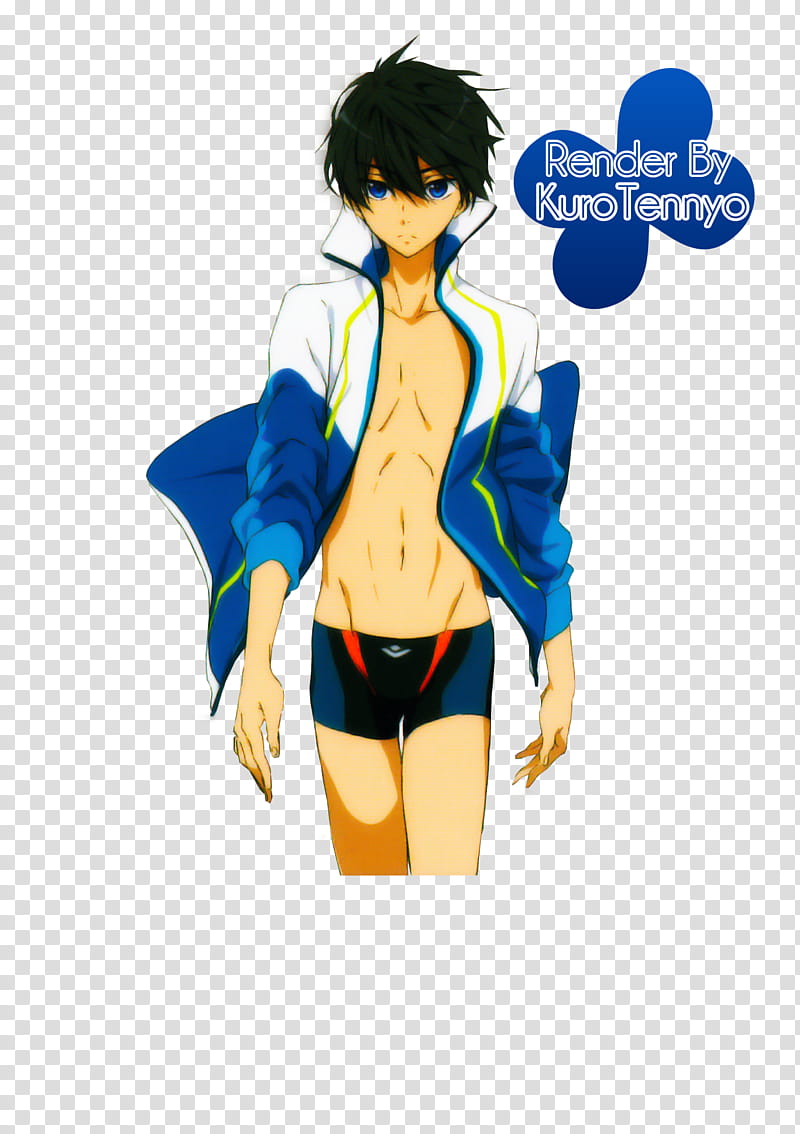 Haruka Nanase Render transparent background PNG clipart