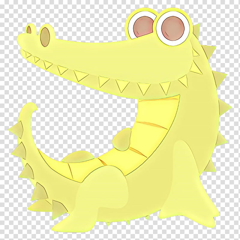 Mouth, Cartoon, Reptile, Yellow, Jaw, Smile, Crocodile transparent background PNG clipart