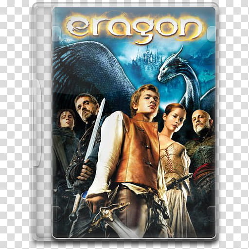 Movie Icon Mega , Eragon, Eragon DVD case transparent background PNG clipart