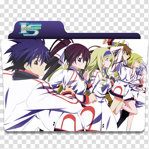 Anime folder icons , InfiniteStratos transparent background PNG clipart