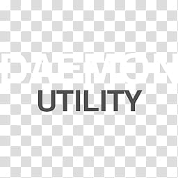 BASIC TEXTUAL, Daemon utility text transparent background PNG clipart