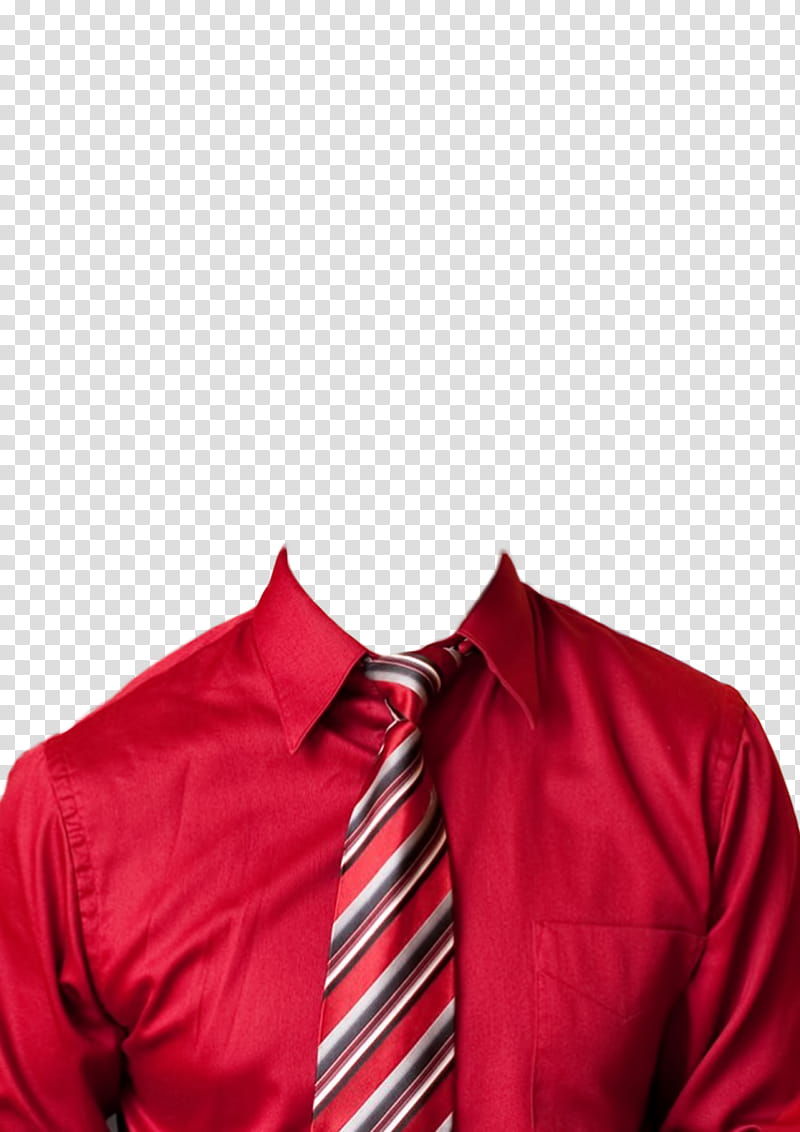 Shirt Red, Necktie, Clothing, Lapel Pin, Pants, Sleeve, Collar, Magenta transparent background PNG clipart