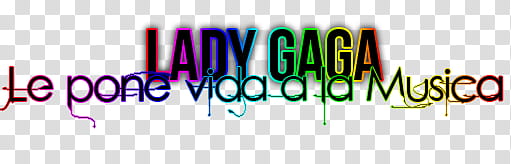 Lady Gaga le Pone Vida a la Musica transparent background PNG clipart