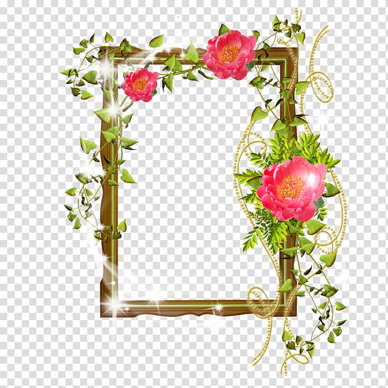 Wedding Floral Frame, Frames, Web Design, Wedding Frame, Flower, Pink, Plant, Rose transparent background PNG clipart