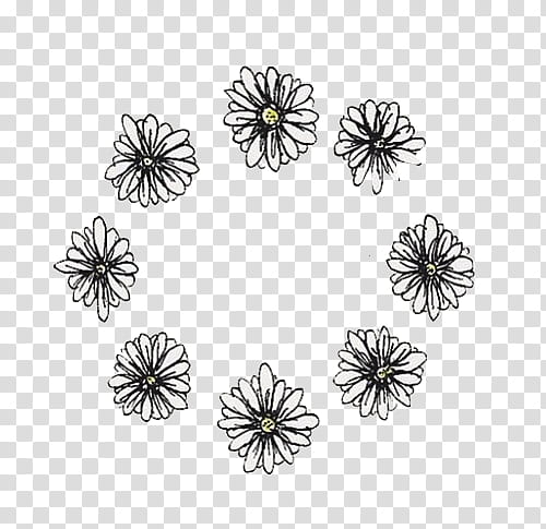 Overlays S, white floer transparent background PNG clipart