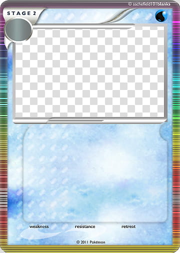 LunarEclipse Blanks , Pokémon trading card frame transparent background PNG clipart