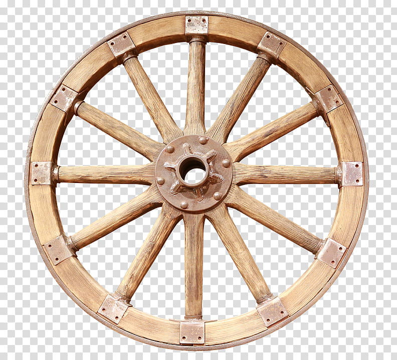 Hensgrej  Watchers , brown wooden carriage wheel illustration transparent background PNG clipart