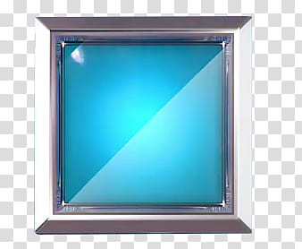 SHARE Orbs POWER RF  EXO, rectangular blue and gray frame panel transparent background PNG clipart