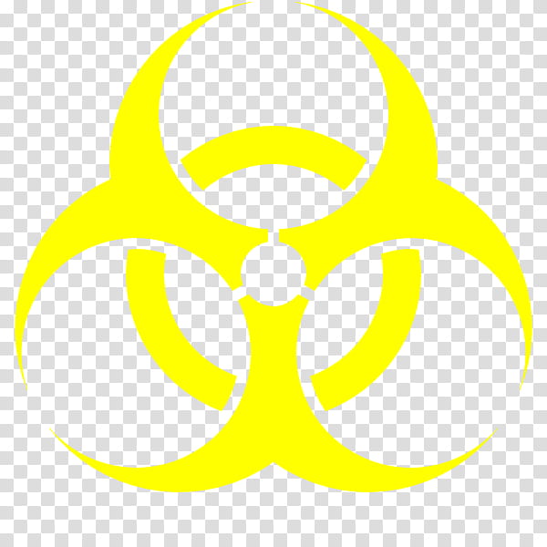 Circle, Biological Hazard, Hazard Symbol, Sign, Toxin, Poison, Yellow, Logo transparent background PNG clipart