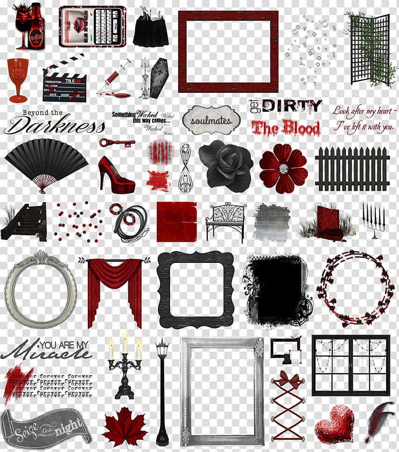 True Blood Vampire Word Art Clear Cut , assorted-design transparent background PNG clipart