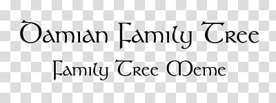 Damian | Family Tree Meme | SA transparent background PNG clipart