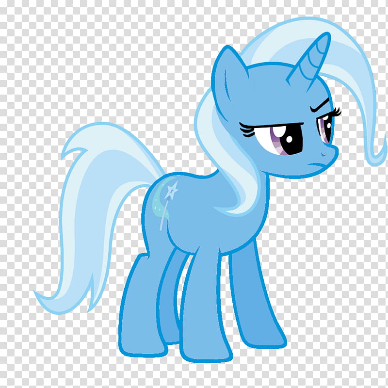 Trixie, blue unicorn transparent background PNG clipart