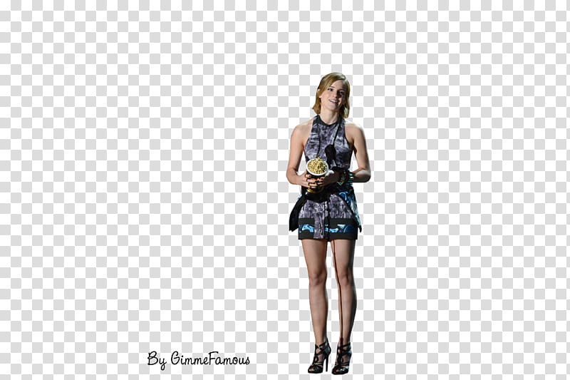 Emma Watson MTV Movie Awards Red Carpet transparent background PNG clipart