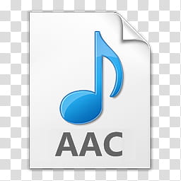 Audio et video files vista, AAC icon transparent background PNG clipart