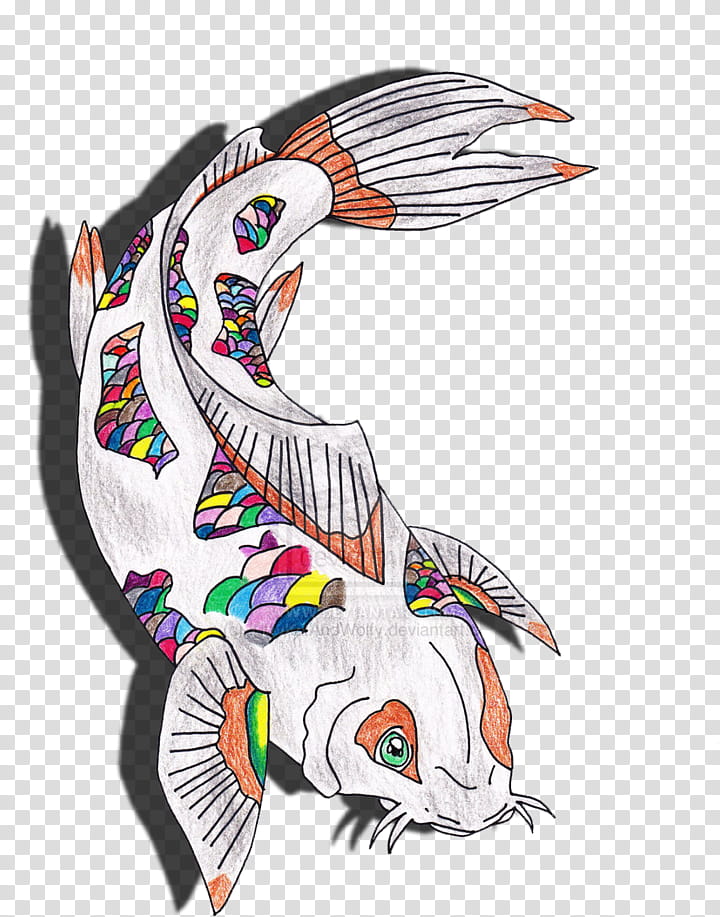 Bird Tattoo, Koi, Butterfly Koi, Goldfish, Koi Pond, Drawing, Carp, Crucian Carps transparent background PNG clipart