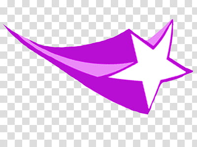 violet star with violet streak transparent background PNG clipart