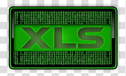 InTheMatrix File Type, xls icon transparent background PNG clipart