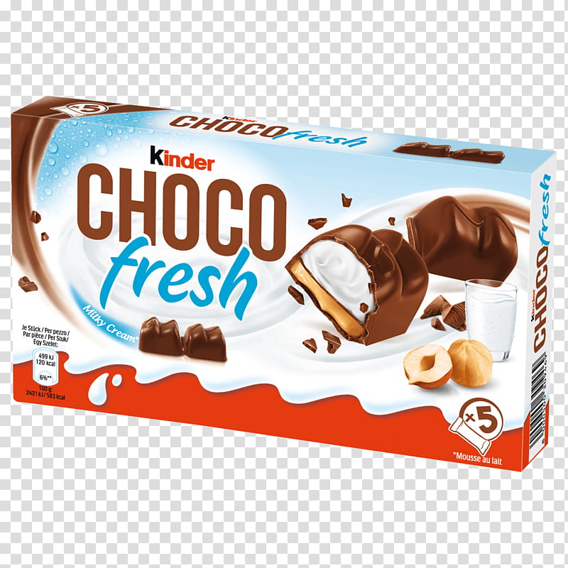 Chocolate Milk, Kinder Choco Fresh, Ferrero Spa, Milk Chocolate, Hazelnut, Chocolate Bar, Biscuits, Chocolate Liquor transparent background PNG clipart