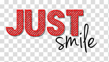 JUST smile transparent background PNG clipart