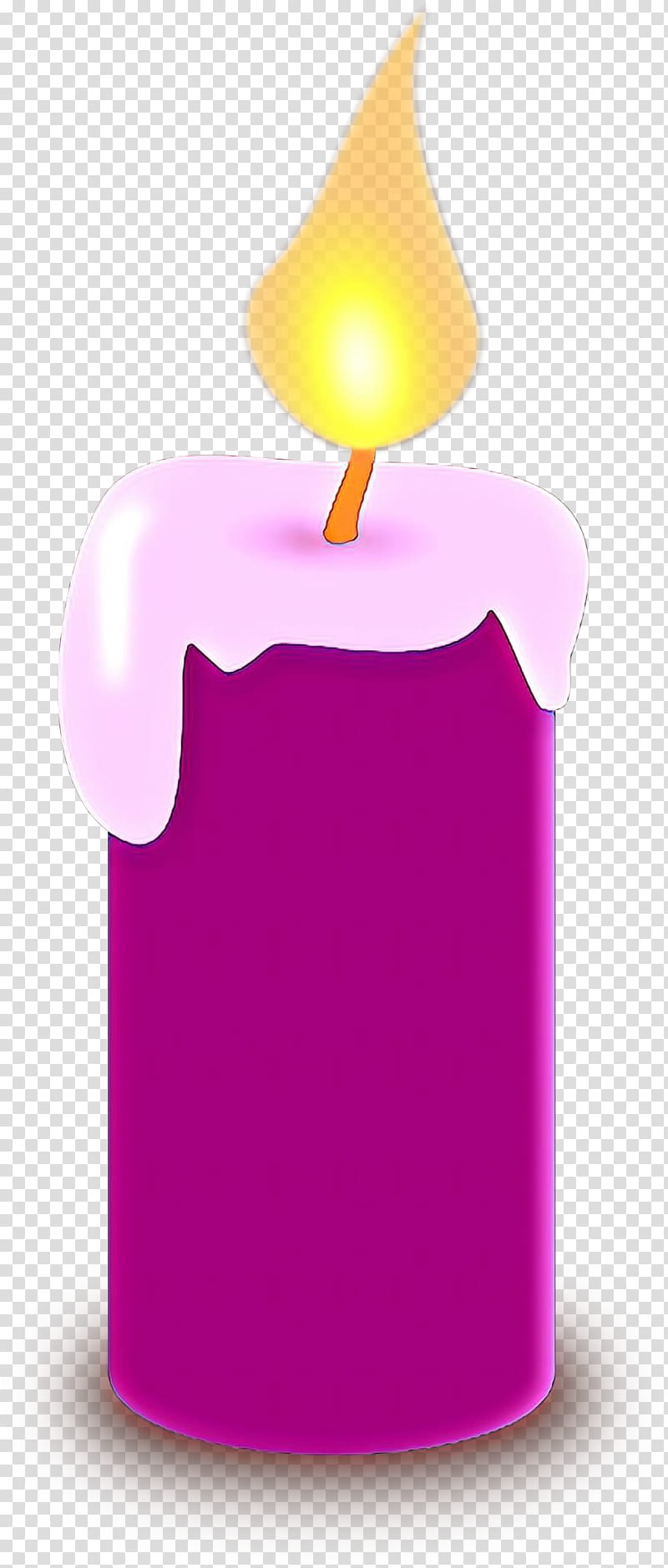 Birthday, Wax, Flameless Candle, Lighting, Purple, Violet, Pink, Lilac transparent background PNG clipart