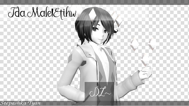 (MMD GGT) Male!Etihw (test model + DL), male character illustration transparent background PNG clipart