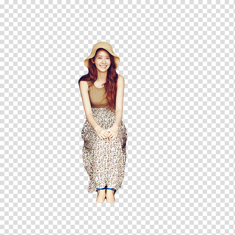 Yoona, smiling woman sitting transparent background PNG clipart