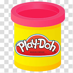 Play-Doh container illustration transparent background PNG clipart