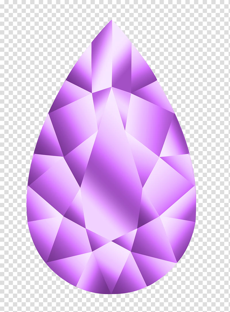 Precious stones crystals, teardrop shape pink gemstone transparent background PNG clipart