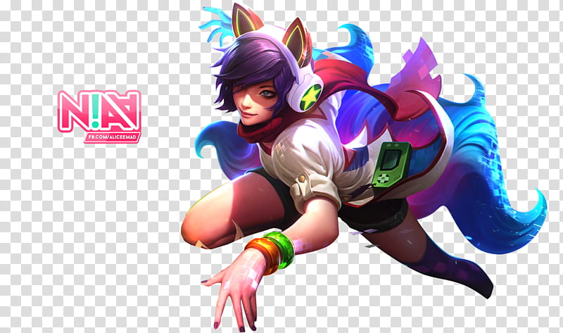 Arcade Ahri Render League Of Legends Arcade Ahri Illustration Transparent Background Png Clipart Hiclipart - star guardian ahri roblox