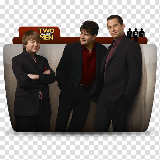 Two And A Half Men All Seasons Folder Icons, Two And A Half Men Season  transparent background PNG clipart