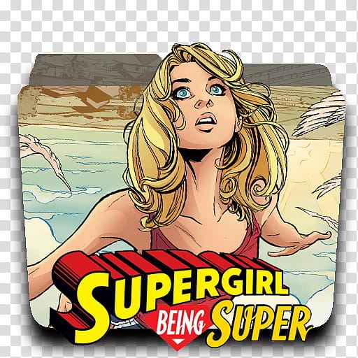 DC Rebirth MEGA FINAL Icon v, Supergirl-Being-Super-v., Super Girl illustration transparent background PNG clipart